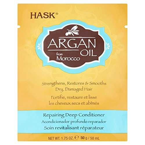 Hask Argan Oil From Morocco Repairing Deep Conditioner Hair Treatment 1 75 oz Hask Argan Oil From Morocco Repairing Deep Conditioner Hair Treatment 1 75 oz