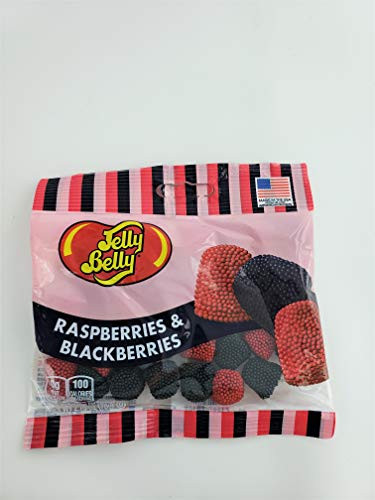 Jelly Belly Raspberries and Blackberries  2 75 Ounce Bag  1 bag