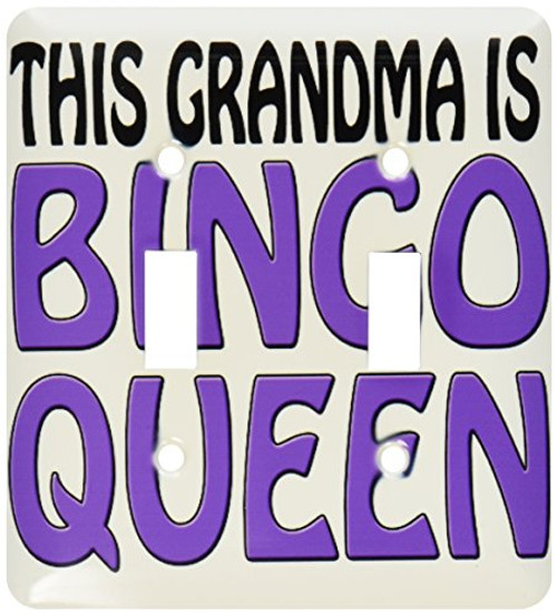 3dRose lsp 149773 2 This Grandma Is Bingo Queen Purple Double Toggle Switch 3dRose lsp 149773 2 This Grandma Is Bingo Queen Purple Double Toggle Switch