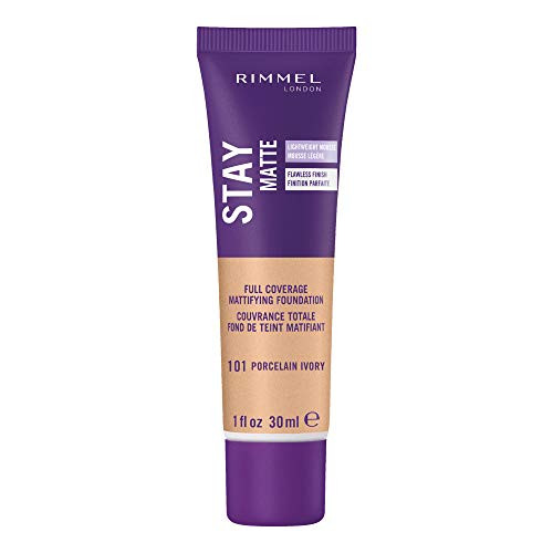 Rimmel Stay Matte Foundation  Porcelain Ivory  1 Fluid Ounce