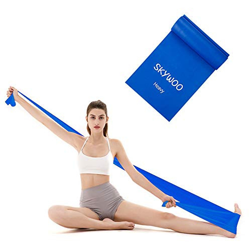 Skywoo Resistance Bands Professional Latex Elastic Exercise Bands Stretch Bands for Home or Gym Strength Training Workouts Upper   Lower Body Exercise Physical Therapy Yoga Pilates Rehab
