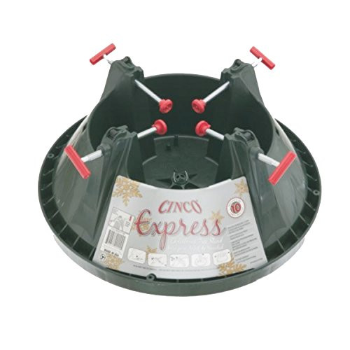 Good Tidings C148E Stand Express Tree with Ratcheting Fastener System, 10-Foot Black