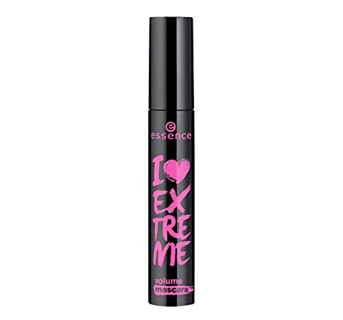 essence   I Love Extreme Volume Mascara Crazy Volume   Paraben Free   Cruelty Free   Black  Pack of 1  Volume