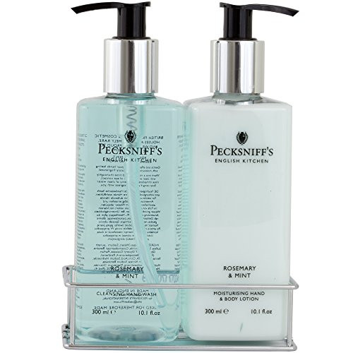 Pecksniffs Rosemary and Mint Two Piece Set Hand Wash and Body Lotion