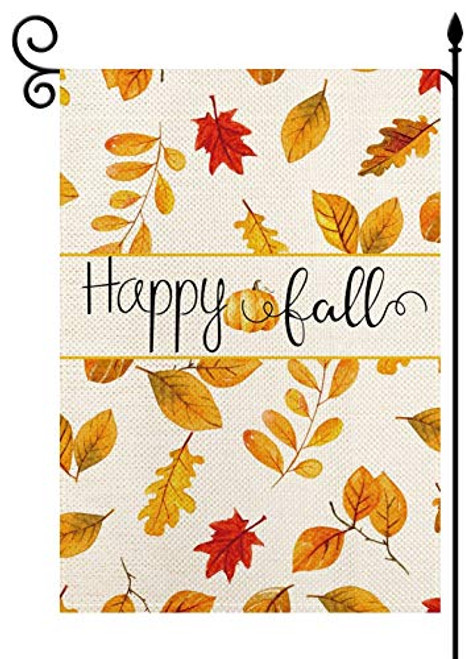 YaoChong Happy Fall Maple Leaves Pumpkin Garden Flag Vertical Double Sized Summer Autumn Seasonal Farmhouse Patio Lawn Burlap Yard Outdoor Décor 12 5 x 18 Inch YaoChong Happy Fall Maple Leaves Pumpkin Garden Flag Vertical Double Sized Summer Autumn Seasonal Farmhouse Patio Lawn Burlap Yard Outdoor Décor 12 5 x 18 Inch