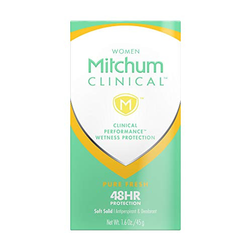 Mitchum Women Clinical Soft Solid Antiperspirant Deodorant Pure Fresh 1 6 Ounce Mitchum Women Clinical Soft Solid Antiperspirant Deodorant Pure Fresh 1 6 Ounce
