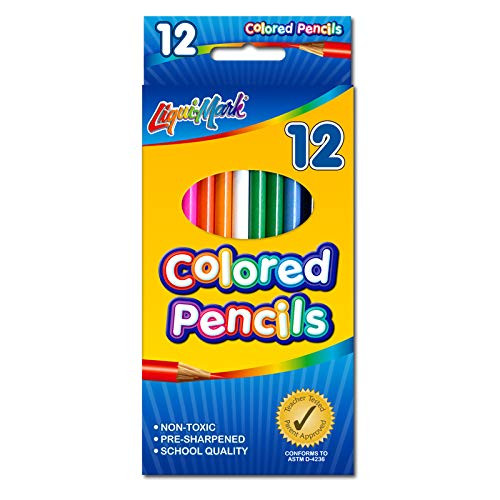 12 Pack Pre Sharpened 7 Colored Pencils Assorted Colors 12 Pack Pre Sharpened 7 Colored Pencils Assorted Colors
