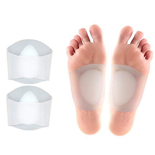 Arch Support Gel Pads for Plantar Fasciitis  Flat Feet  Soft Gel Pads Sleeves for Plantar Fasciitis Support and Flat Foot Support  Fallen Arches  Heel Spurs  Pain Relief  for Women and Men Arch Support Gel Pads for Plantar Fasciitis  Flat Feet  Soft Gel Pads Sleeves for Plantar Fasciitis Support and Flat Foot Support  Fallen Arches  Heel Spurs  Pain Relief  for Women and Men