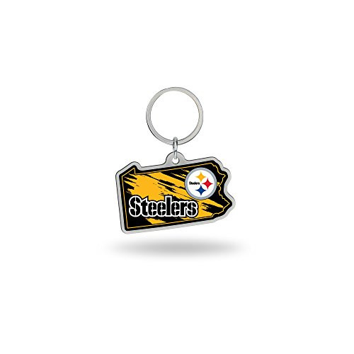NFL Rico Industries State Shape Keychain  Pittsburgh Steelers