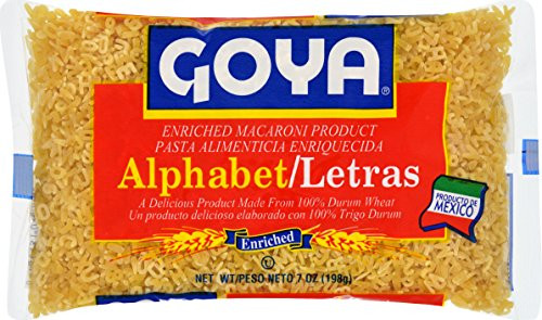Goya Alphabet Pasta  7 Ounce