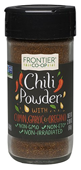 Frontier Seasoning Blends Chili Powder  2 08 Ounce Bottle