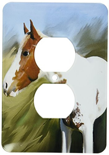 3dRose lsp 4587 6 Paint Horse 2 Plug Outlet Cover