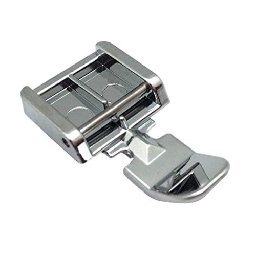 YEQIN Sewing 2 Sides Zipper Foot Snap on 7306 for Brother Janome Singer Juki Sewing Machine