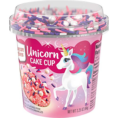 Duncan Hines Unicorn Cake Cup Vanilla Cake Mix with Sprinkles  2 25 Oz   2 257 Oz  20644209022391