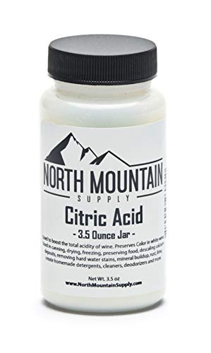 North Mountain Supply Pure Food Grade Citric Acid   3 5 Ounce Jar