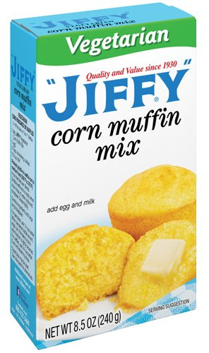 Jiffy Vegetarian Corn Muffin Mix   8 5 OZ Box   Pack of 3
