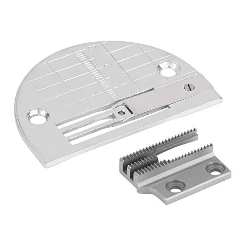Delaman 2PCS Sewing Needle Plate Presser Foot with Teeth Kit Set Industrial Sewing Machine Accessories Delaman 2PCS Sewing Needle Plate Presser Foot with Teeth Kit Set Industrial Sewing Machine Accessories