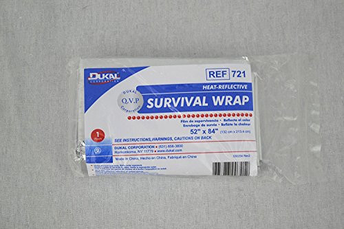 Heat Reflective Emergency Blanket Survival Blanket   Pack of 3