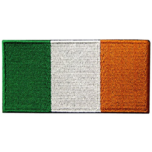 Republic of Ireland Flag Embroidered Irish National Emblem Iron On Sew On Patch Republic of Ireland Flag Embroidered Irish National Emblem Iron On Sew On Patch