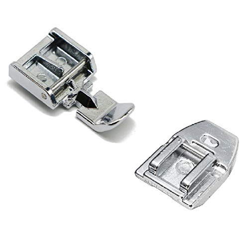 Pack of 1pcs Zipper Foot and 1pcs Invisible Zipper Foot for All Low Shank Snap On Singer Brother Babylock Janome Kenmore Juki New Home Elna Pack of 1pcs Zipper Foot and 1pcs Invisible Zipper Foot for All Low Shank Snap On Singer Brother Babylock Janome Kenmore Juki New Home Elna