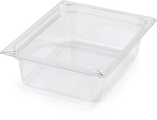 Carlisle 10221B07 StorPlus Half Size Food Pan  Polycarbonate  4  Deep  Clear