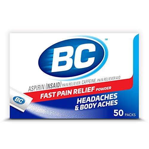 BC Powder   Fast Pain Relief   Aspirin  NSAID    Caffeine   50 Count  10042037103993