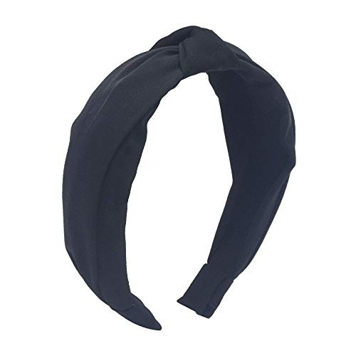 MHDGG Women Headband Wide Headbands Knot Turban Headband Cross Knot Hair Band Elastic for Women and Girls Hair Accessories Black MHDGG Women Headband Wide Headbands Knot Turban Headband Cross Knot Hair Band Elastic for Women and Girls Hair Accessories Black