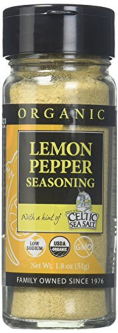 Gourmet Celtic Sea Salt Organic Lemon Pepper Seasoning Shaker Delicious Bold Lemon Pepper Sea Salt Adds Flavor to a Variety of Dishes Hand Crafted and Organic 1 8 Ounces Gourmet Celtic Sea Salt Organic Lemon Pepper Seasoning Shaker Delicious Bold Lemon Pepper Sea Salt Adds Flavor to a Variety of Dishes Hand Crafted and Organic 1 8 Ounces
