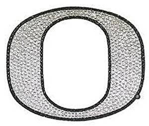 NCAA Licensed Bling Emblem Adhesive Decal (Oregon Ducks)