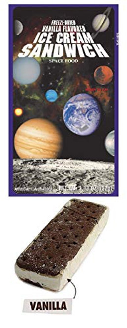 LuvyDuvy Freeze Dried Vanilla Ice Cream Sandwich   1 Pack