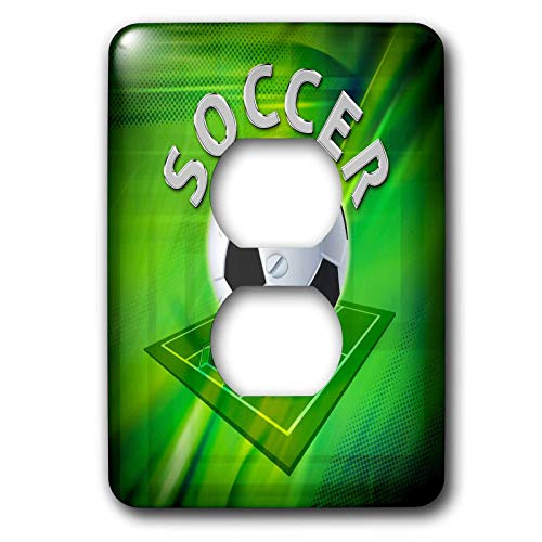 3dRose LLC lsp 21978 6 Soccer 2 Plug Outlet Cover 3dRose LLC lsp 21978 6 Soccer 2 Plug Outlet Cover