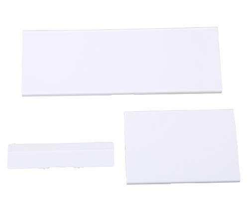 White Wii Console Replacement Door  3 in 1 Repair NGC Memory NGC Handle SD Slot Door Lid Covers for Nintendo Wii Console