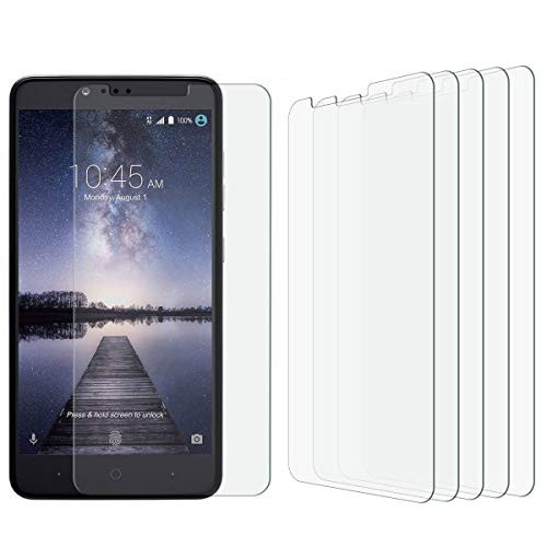 5 Pack ZTE ZMAX Pro Z981 High Defintion Ultra Clear Screen Protector Film Not Glass  For ZTE ZMAX Pro HD Clear