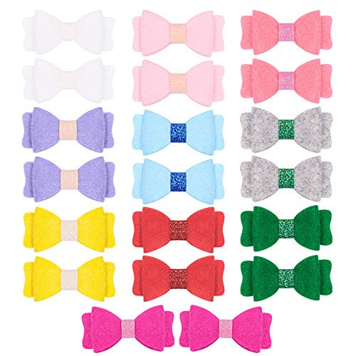 20 Pcs Baby Girls Hair Bows Clips Soft Bows Hair Alligator Clips Hair Barrettes Hairpins Hair Accessories for Girls Toddler Infants Kids Teens Children