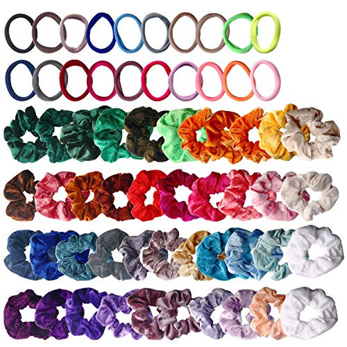 62 Pcs Hair Scrunchies Velvet Elastic Hair Bands Scrunchy Hair Ties Ropes Scrunchie for Women or Girls Hair Accessories 42 PCS Velvet Hair Scrunchies and 20PCS Hair Ties 62 Pcs Hair Scrunchies Velvet Elastic Hair Bands Scrunchy Hair Ties Ropes Scrunchie for Women or Girls Hair Accessories 42 PCS Velvet Hair Scrunchies and 20PCS Hair Ties