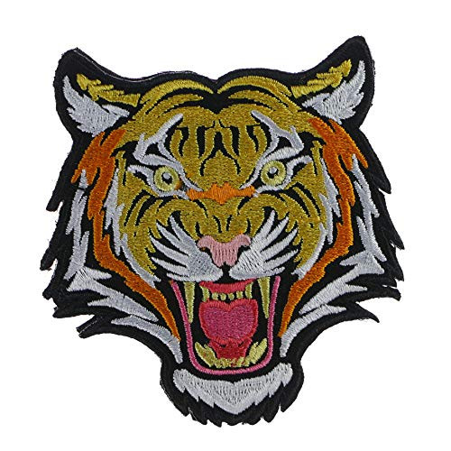 LiZMS Iron Sew on Applique Patch   The Roaring Bengal Tiger Striped