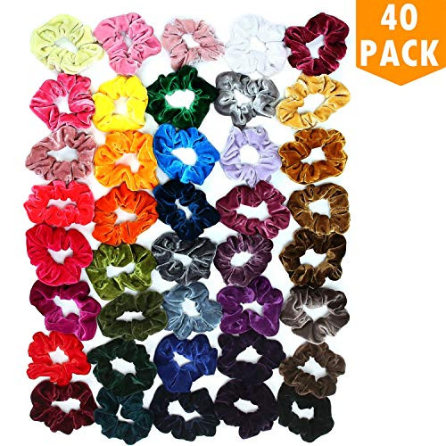 Datttcc 40 Pcs Hair Scrunchies Velvet Elastic Hair Bands Scrunchy Hair Ties Ropes Scrunchie for Women or Girls Hair Accessories 40 Assorted Colors Scrunchies 40 PCS Velvet Hair Scrunchies Datttcc 40 Pcs Hair Scrunchies Velvet Elastic Hair Bands Scrunchy Hair Ties Ropes Scrunchie for Women or Girls Hair Accessories 40 Assorted Colors Scrunchies 40 PCS Velvet Hair Scrunchies