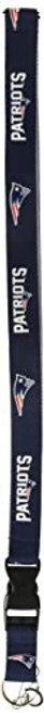 Pro Specialties Group NFL New England Patriots Two Tone Lanyard Navy Silver One Size Pro Specialties Group NFL New England Patriots Two Tone Lanyard Navy Silver One Size