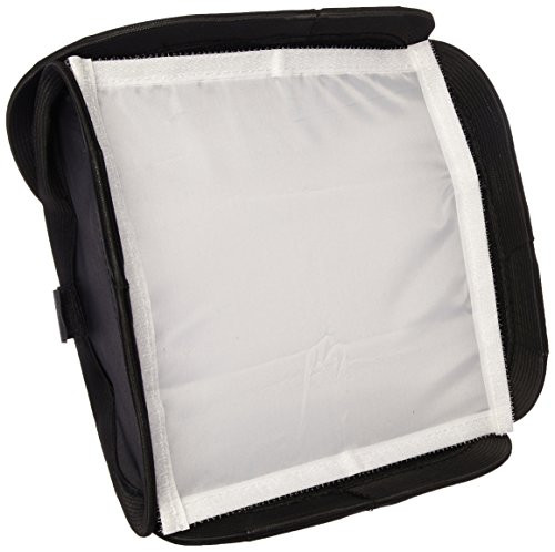 CowboyStudio 9-Inch Portable Quick Setup Speedlite Softbox with Velcro Strap for Nikon Canon Flash Light (Black)