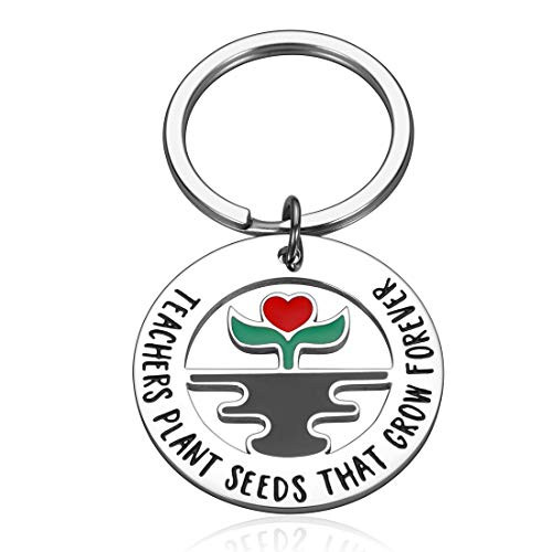 Teacher Appreciation Keychain Gifts for Women Graduation Back to school Thank You Gifts for Men Teachers Day Week Birthday Valentines Day Thanksgiving Christmas Gifts for Teachers Key Chain Jewelry