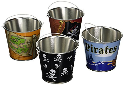 Dozen 2 3/4" Mini Pirate Buckets