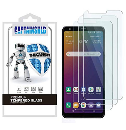 3 Pack CaptainShld for LG Stylo 5X Tempered Glass Screen Protector Anti Scratch Bubble Free 3 Pack CaptainShld for LG Stylo 5X Tempered Glass Screen Protector Anti Scratch Bubble Free