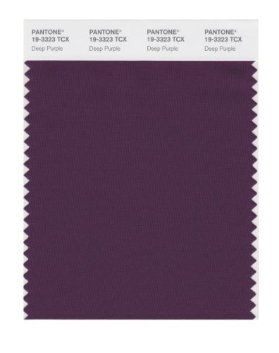 PANTONE Smart 19 3323X Color Swatch Card  Deep Purple