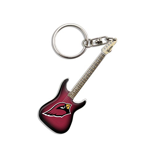 Woodrow Guitar by The Sports Vault NFL Arizona Cardinals Guitar Keychain Woodrow Guitar by The Sports Vault NFL Arizona Cardinals Guitar Keychain