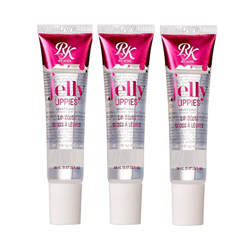 KISS Ruby Kisses Jelly Lippies Lip Gloss  3 PACK   RCLG01   Clear