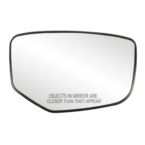 Fit System 30215 Honda Accord Right Side Heated Power Replacement Mirror Glass with Backing Plate