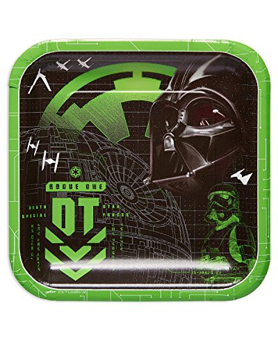 American Greetings Rogue One  A Star Wars Story Paper Dinner Plate  8 Count