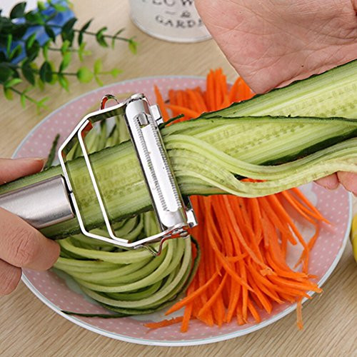 Multifunction Stainless Steel Julienne Peeler Vegetable Peeler Double Planing Grater Kitchen Accessories Cooking Tools