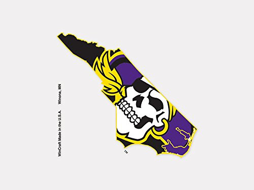 WinCraft NCAA East Carolina Pirates 4x4 Perfect Cut Color Decal  One Size  Team Color