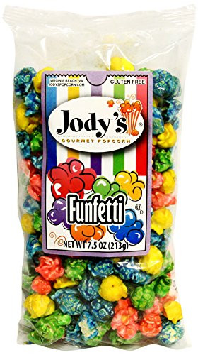 Jody s Gourmet Popcorn Funfetti  7 5 Ounce